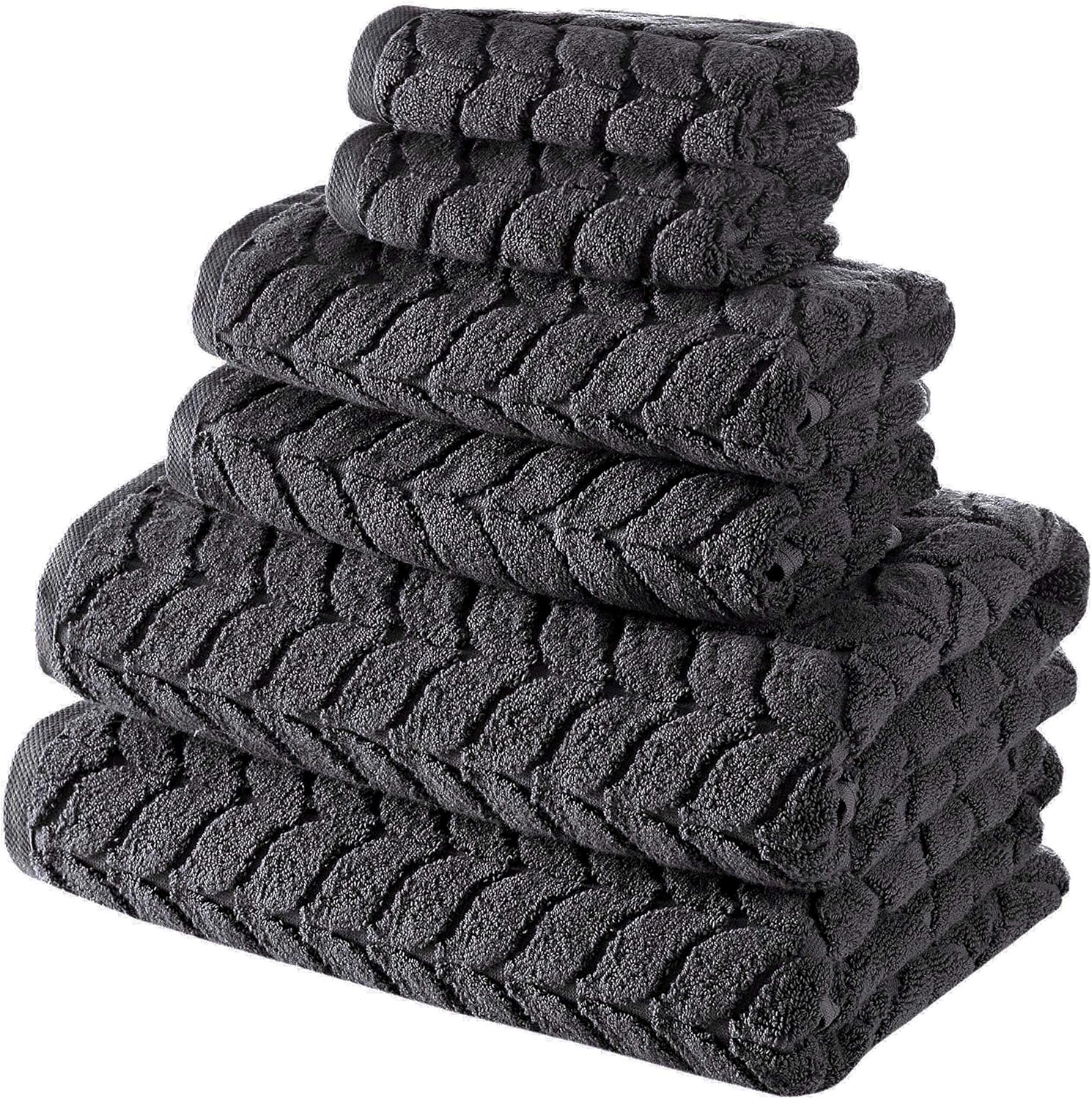 Luxurious Turkish Bath Towels Set - Soft Plush Quick Dry Towels