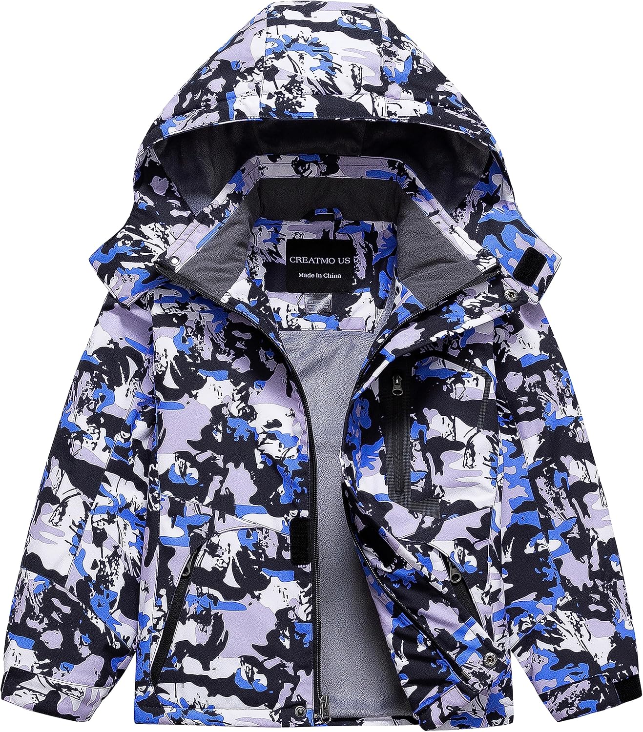 Boy's Waterproof Ski Jacket for Winter Snow Sports and More