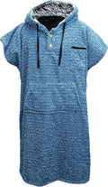 Surf Poncho Changing Robe - Charcoal Black Indigo Blue ()