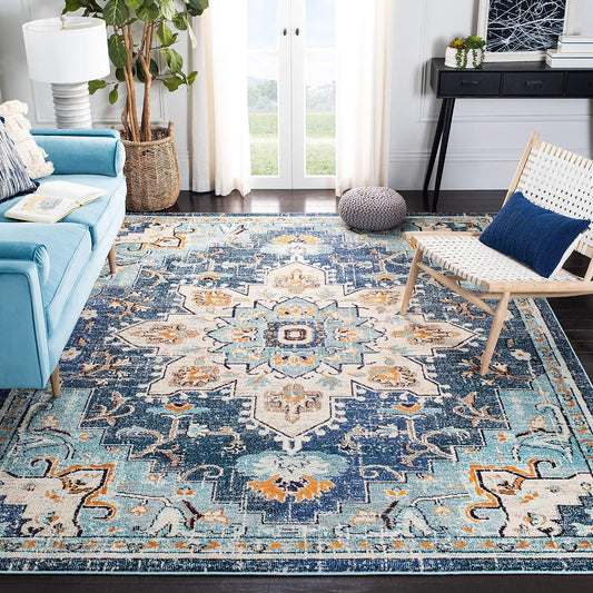 SAFAVIEH Madison Collection Area Rug - Boho Chic Design