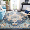 SAFAVIEH Madison 6ft 7in Square Rug - Boho Distressed Medallion