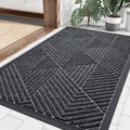 Front Door Mat 36x24 in - Heavy Duty Low-Profile Dirt Trap