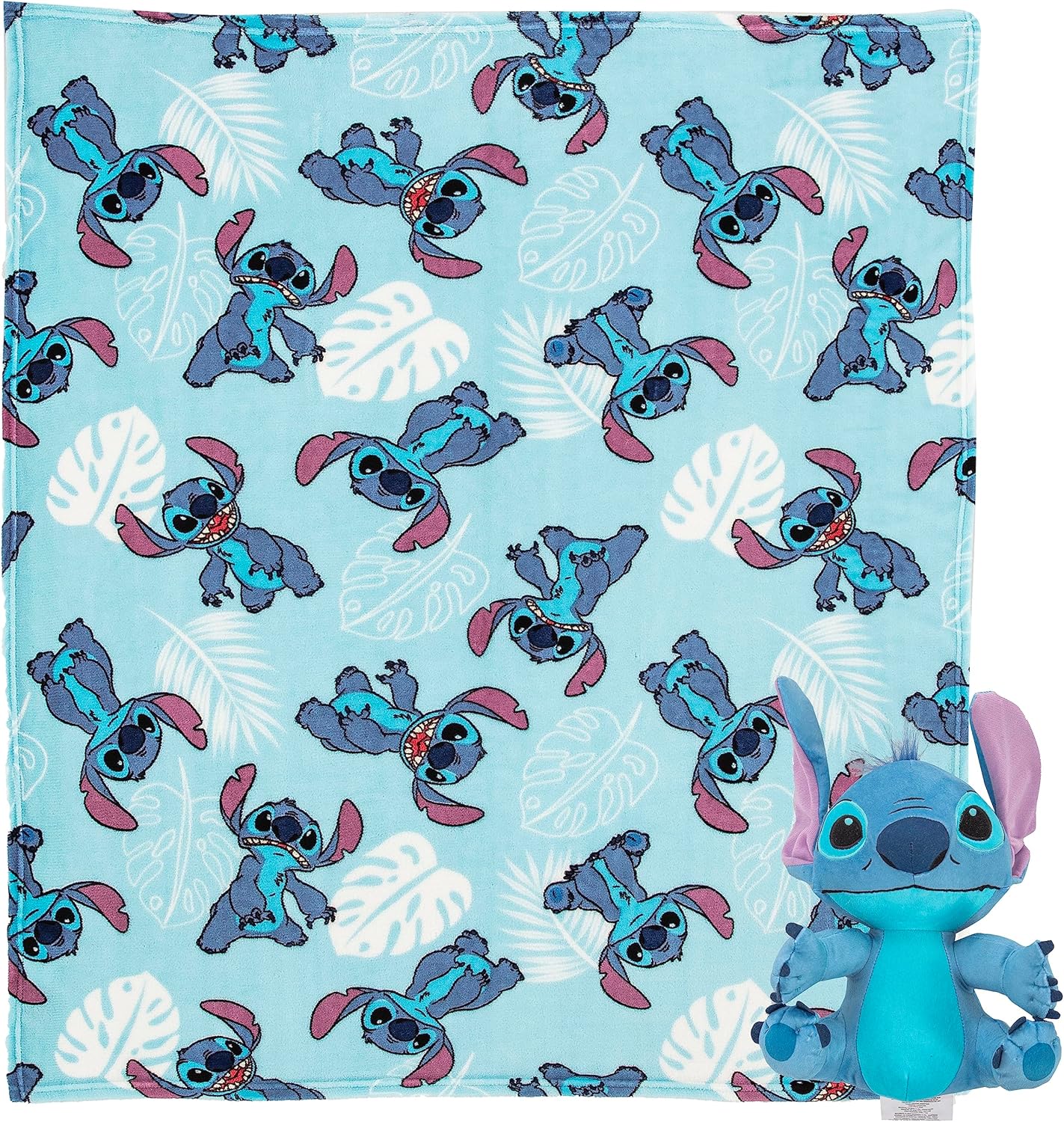 Lilo & Stitch Classic Palms Hugger Pillow & Silk Touch Blanket Set