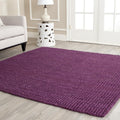 Handmade Jute Area Rug 6ft Square - Natural Fiber Collection