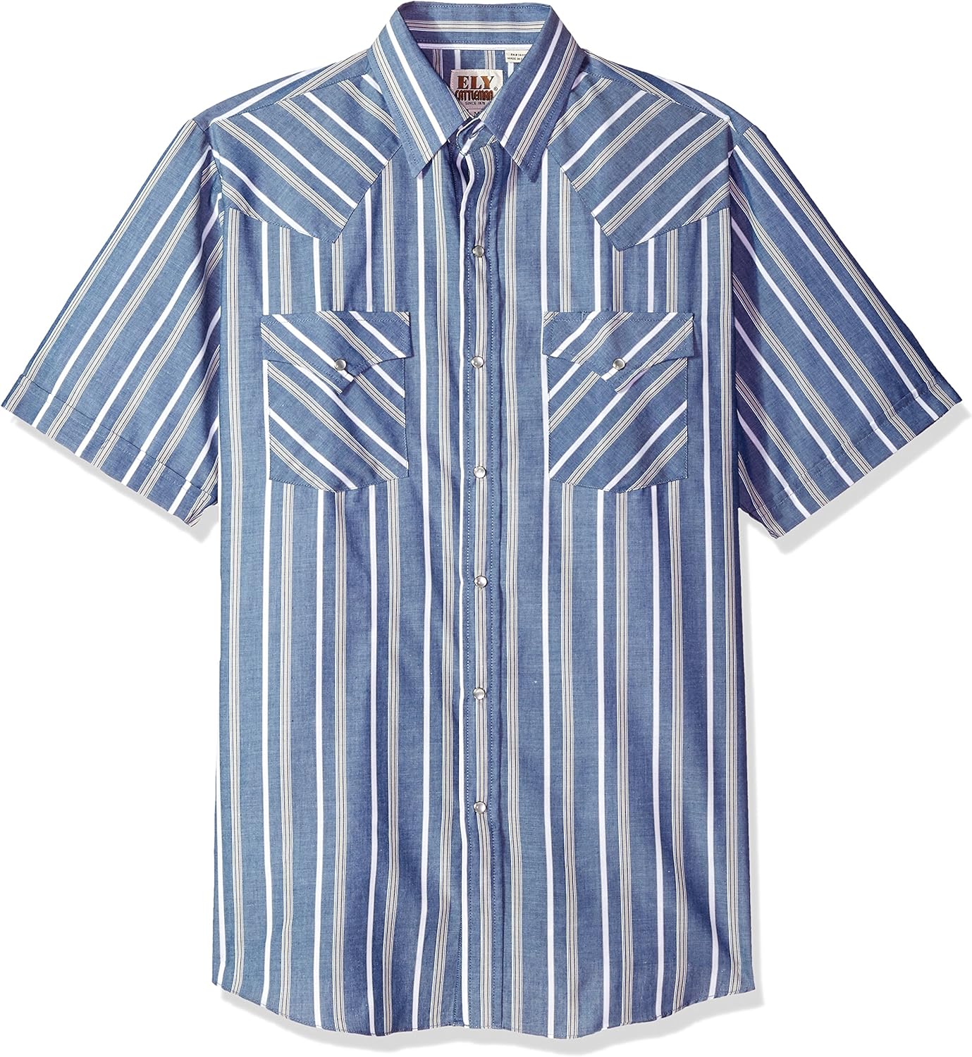 ELy CATTLEMAN Men's Short Sleeve Stripe Western Shirt Review