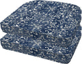 Honeycomb Boheme Indigo Rounded Seat Cushion Pack of 2 - Weather