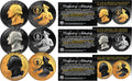 1976 Bicentennial Quarters Set of 3 - Rare Metal Versions