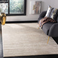 Vision Collection Area Rug 9 ft Square - Durable, Non-Shedding Creme