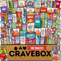 CRAVEBOX Snack Box 100 Count Variety Pack - Halloween Care Package