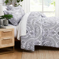 Oversized King/California King Duvet Cover Set - Plush Botanical