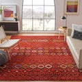 SAFAVIEH Amsterdam Area Rug 5ft 1in Square Terracotta & Multi