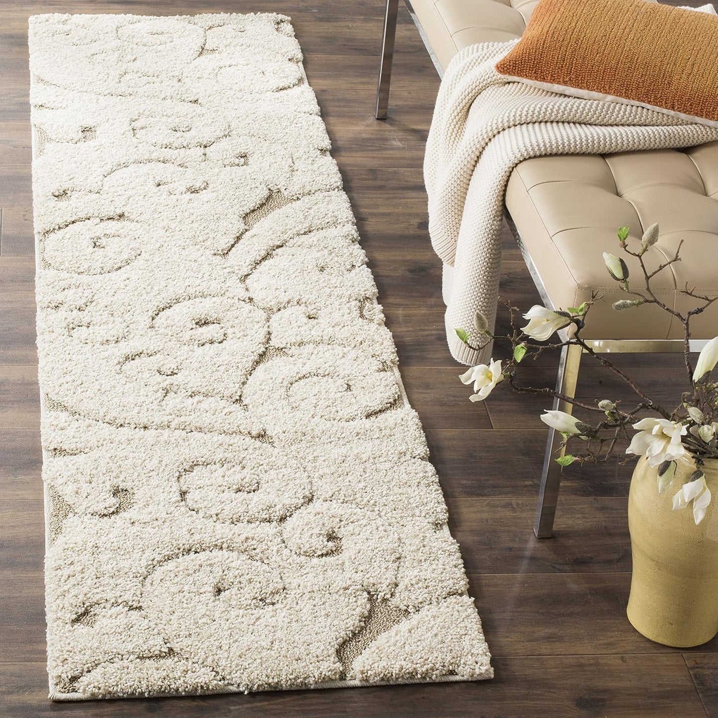 SAFAVIEH Florida Shag Collection Runner Rug - Cozy & Durable