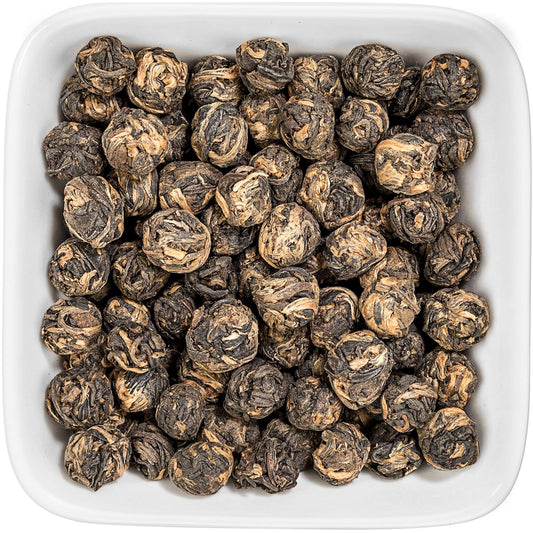 Tealyra Black Dragon Pearls - Premium Yunnan Black Tea