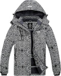 Women's Mountain Waterproof Ski Jacket - Warm, Windproof Protection It