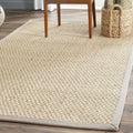 Seagrass Basketweave Area Rug 3x5 for Natural Home Elegance
