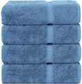 Turkish Cotton Bath Towels 4-Pack - Soft, Absorbent, Durable