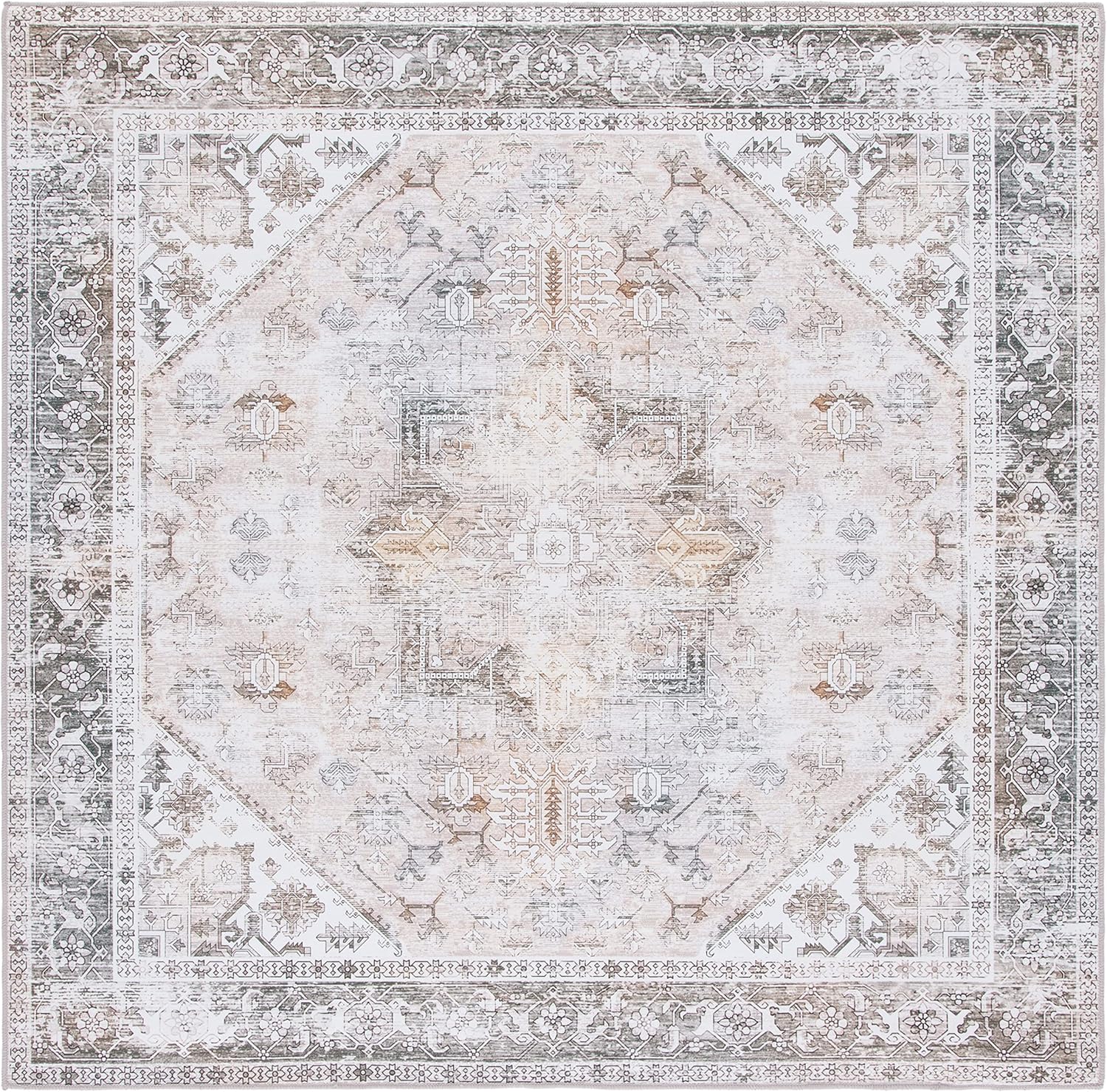 SAFAVIEH Washable Rug Tucson Collection - Stylish & Durable