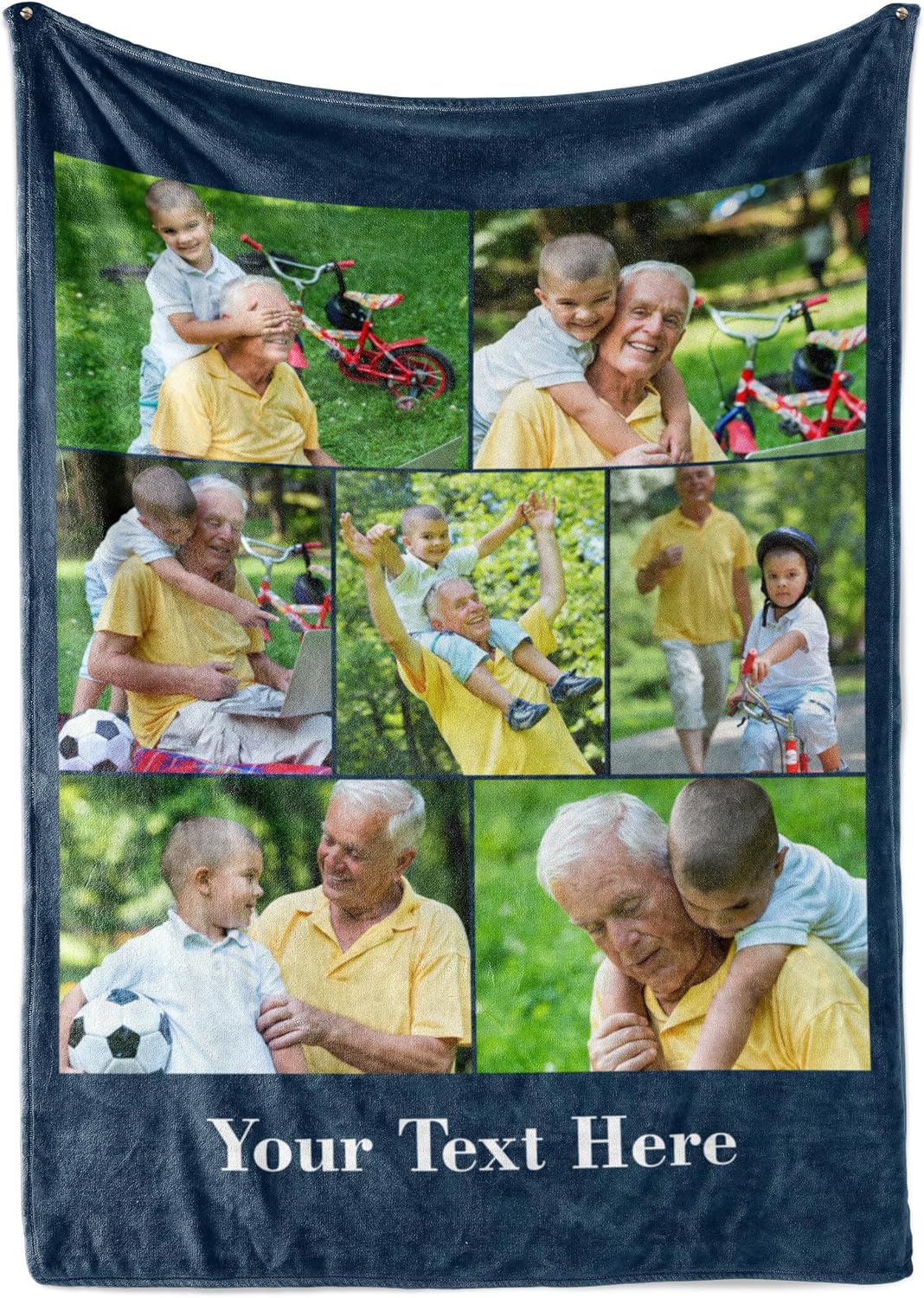 Custom Blanket with Picture and Text - Perfect Personalized Gift