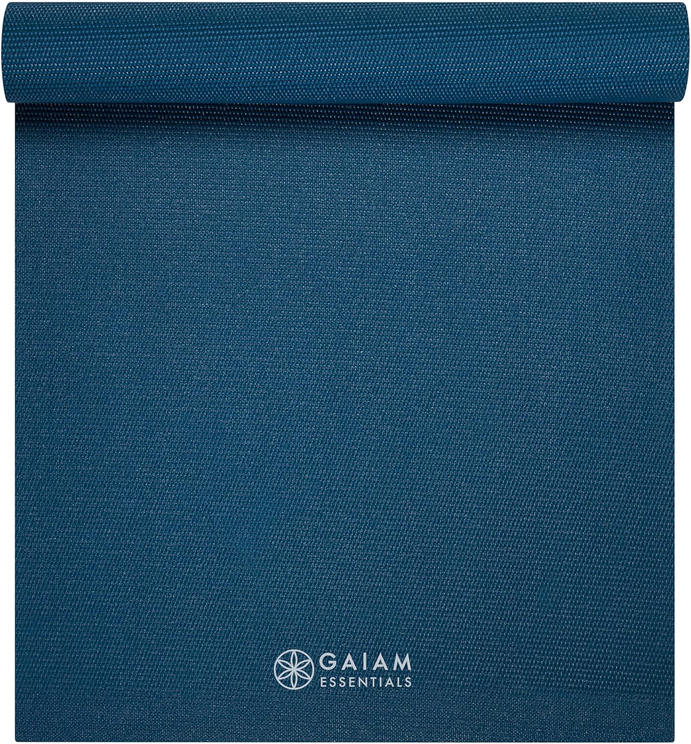 Gaiam Essentials Premium Yoga Mat: 1/4 Inch Thick