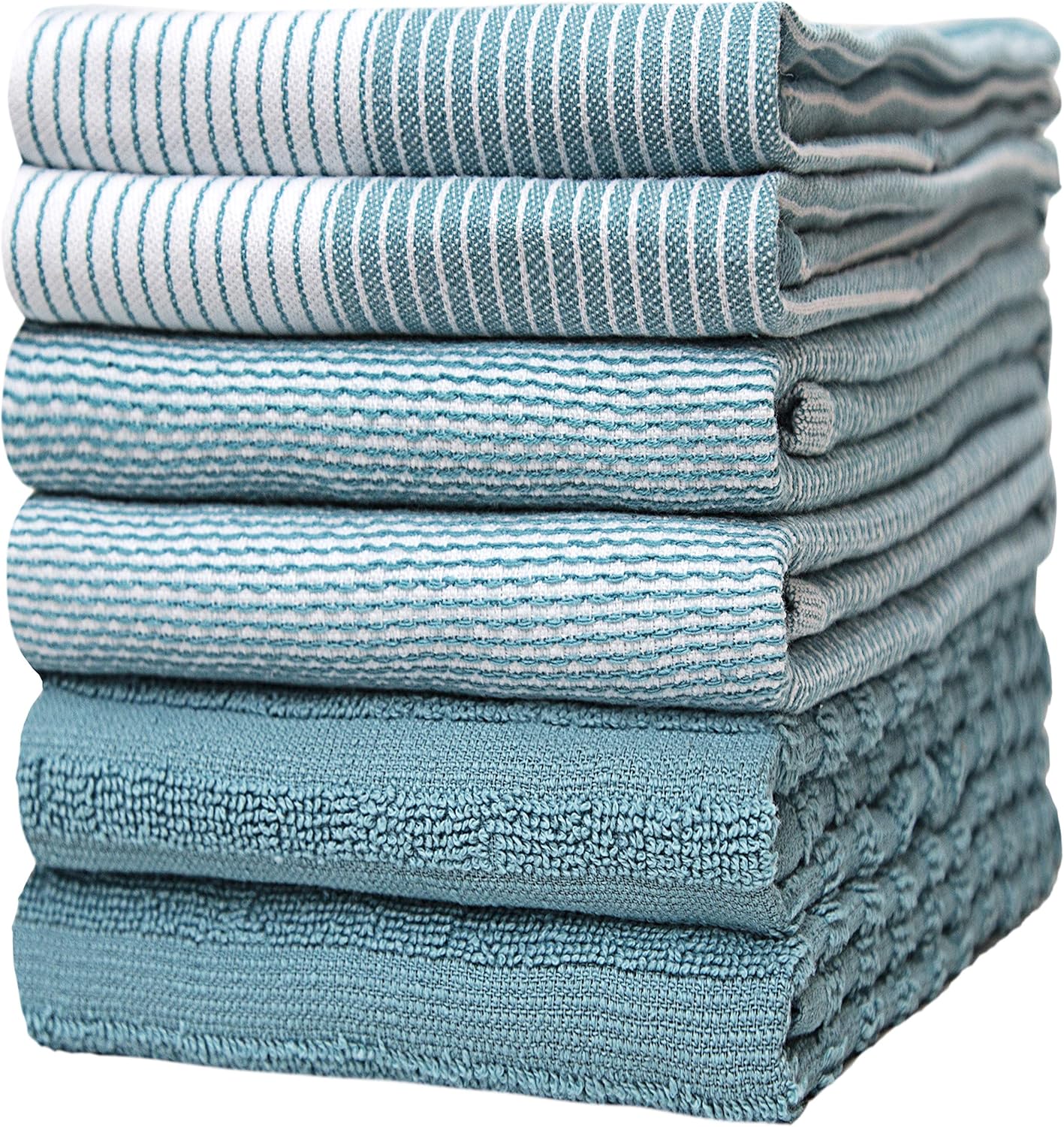 Premium Kitchen Towels Set - Highly Absorbent Cotton Dish Towels