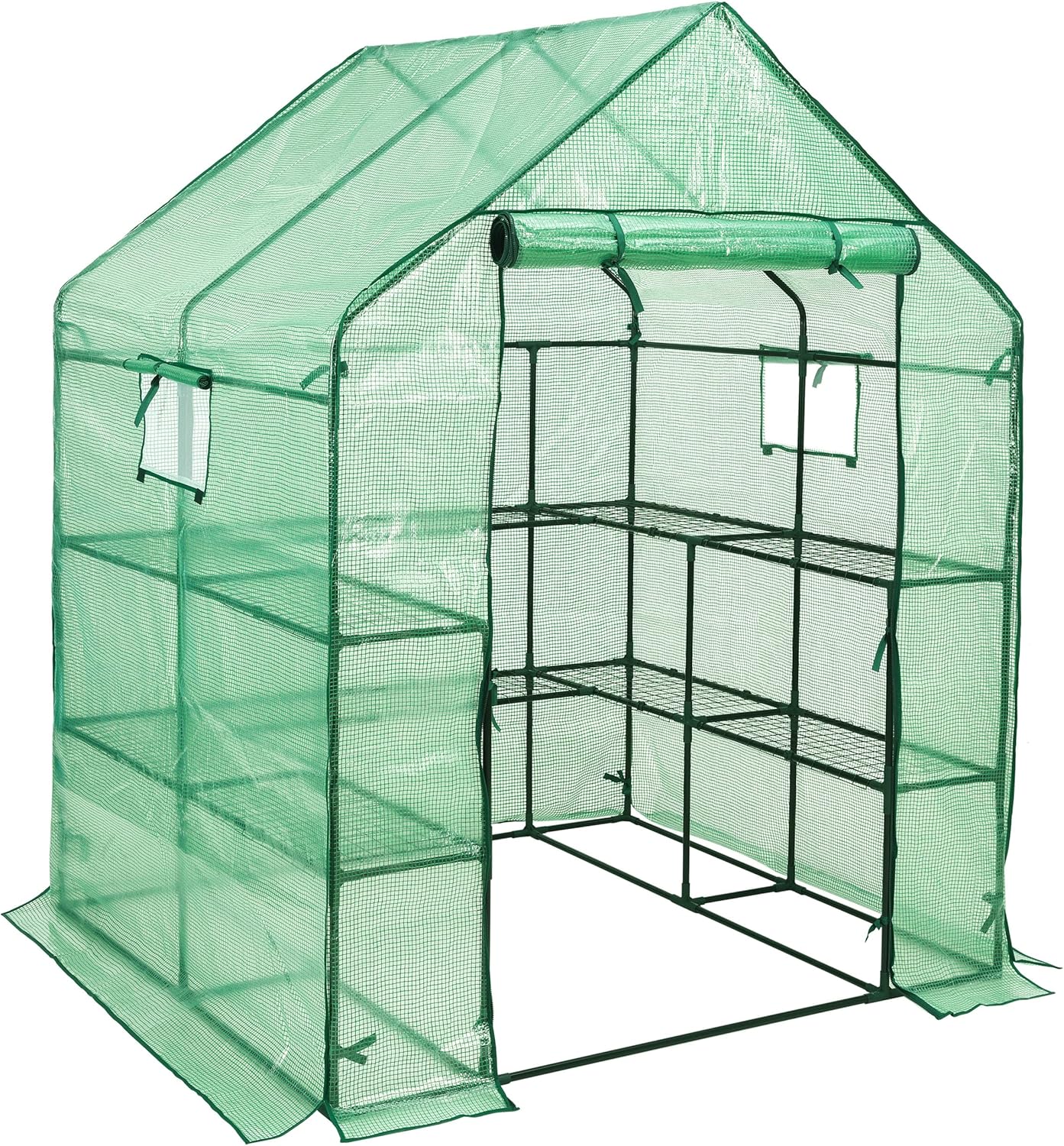 SUNGIFT Spacious Walk-in Greenhouse - Grow Herbs & Flowers!