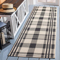 SAFAVIEH Courtyard Collection Waterproof Runner Mat for Indoor/Outdoor