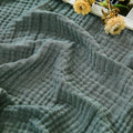 Cotton Muslin King Blanket - Breathable Lightweight Gauze (108in x