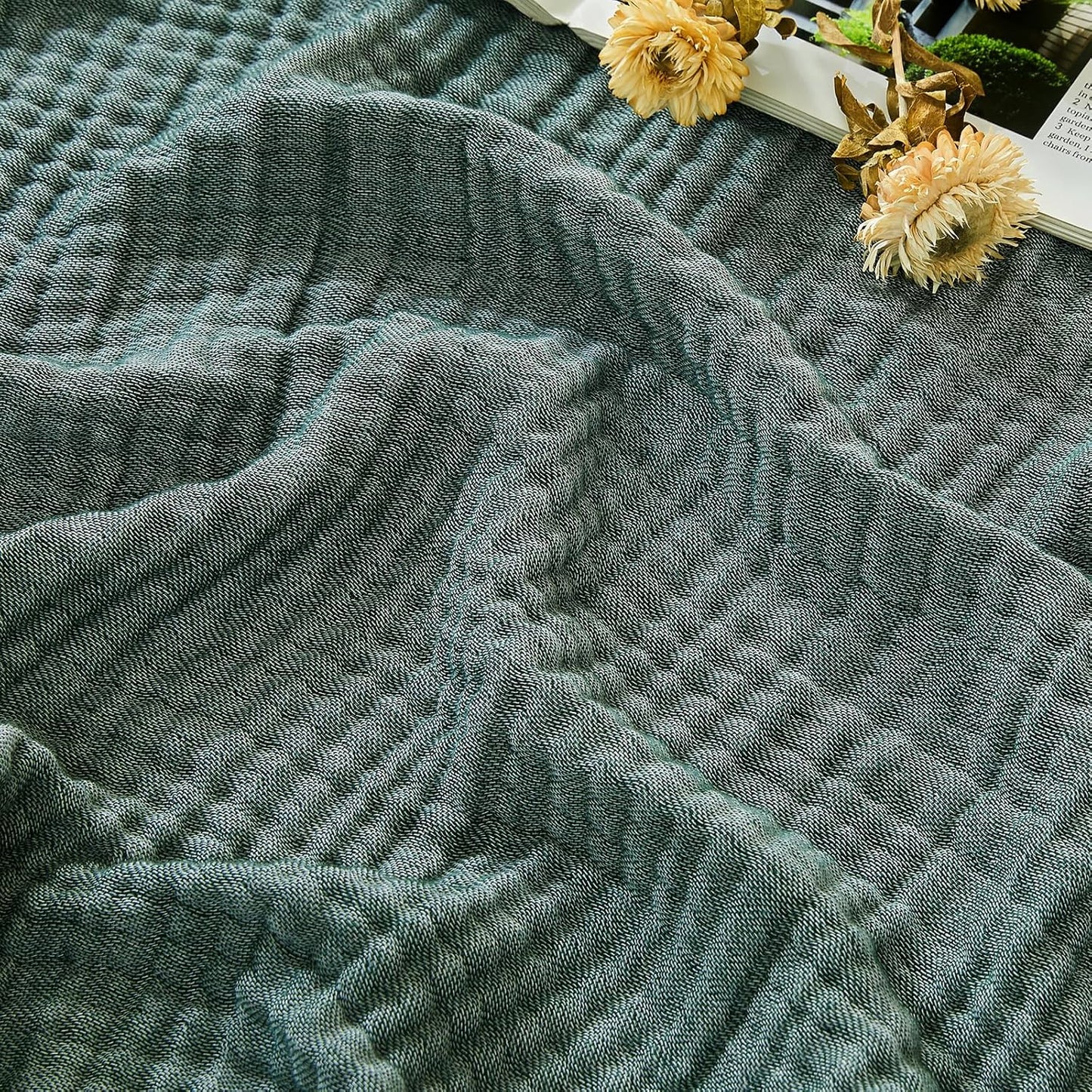 EMME Cotton Muslin King Blanket for Comfortable Sleep Experience
