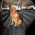 Magnelex Dog Car Seat Cover Hammock with Mesh Window for Pets