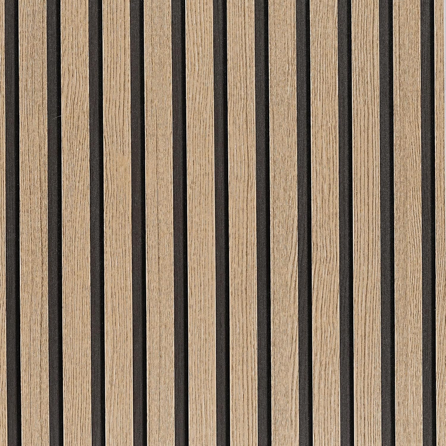 Wood Slat Wallpaper Peel and Stick for Easy DIY Wall Decor