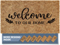 Barnyard Designs Welcome Mat for Outdoors - 30x17 Brown