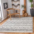 Area Rug 6x8 Arizona Shag Collection - Plush Moroccan Boho Rug