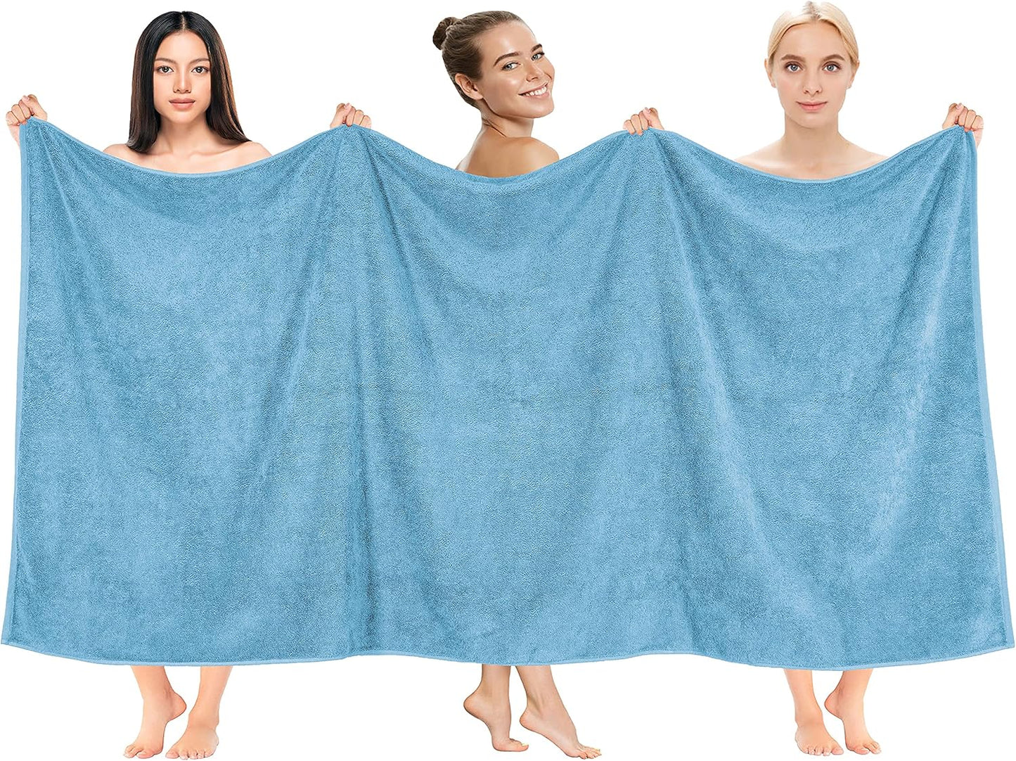 Cotton Paradise 100% Cotton Oversized Bath Sheet for Luxury