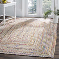 SAFAVIEH Area Rug 10x14 - Cape Cod Collection - Handmade Jute & Cotton