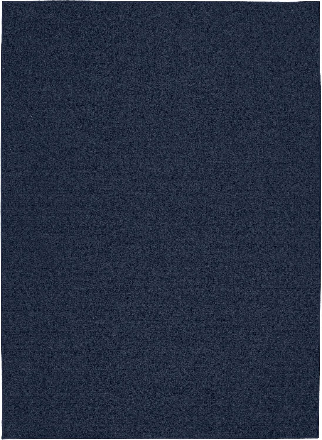 Garland Rug Town Square Navy Blue Non Slip Area Rug for Living Rooms