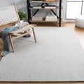 SAFAVIEH Abstract Collection Area Rug - 5 ft x 8 ft Light Grey & Ivory