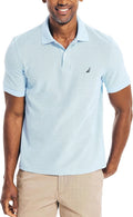 Nautica Men's Performance Pique Polo Shirt for Men - Classic Fit