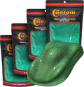 Custom Shop Metal Flake Emerald Green 4oz Pack (16oz) - Rich Metallic