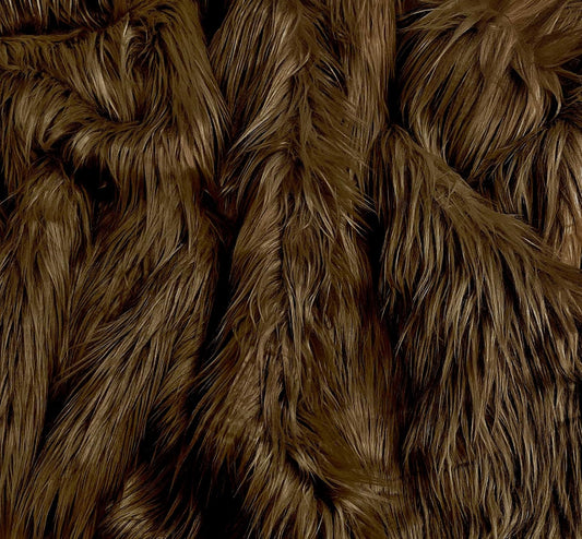 EOVEA Shaggy Faux Fur Fabric 60 Wide for Crafts & Decor