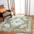 SAFAVIEH Monaco Collection Area Rug - 11 ft Square, Forest Green