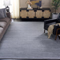 Vision Collection Area Rug 9 ft x 12 ft - Modern Ombre Silver