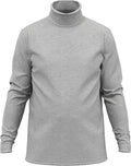 Maks Mens Casual Cotton Turtleneck Pullover Sweater - Soft, True Fit