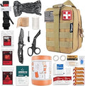Survival First Aid Kit Khaki with Tourniquet and Israeli Bandage