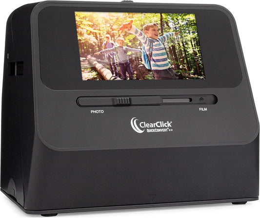 ClearClick QuickConvert 2.0 Scanner for Photos, Slides & Negatives