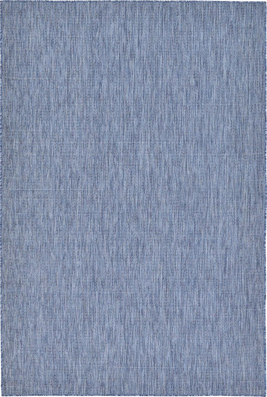 Unique Loom Casual Transitional Solid Heathered Area Rug 6ft 1in x 9ft