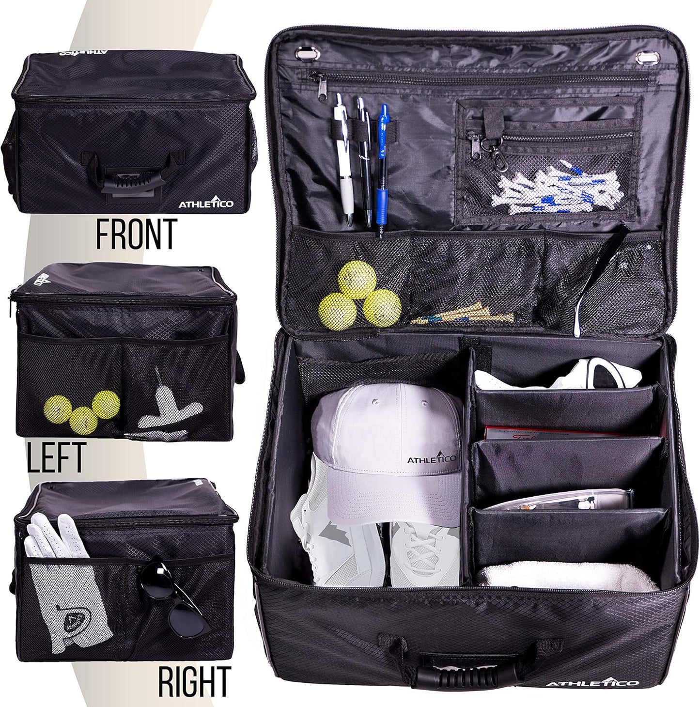 Athletico Golf Trunk Organizer - Perfect Golf Gear Storage