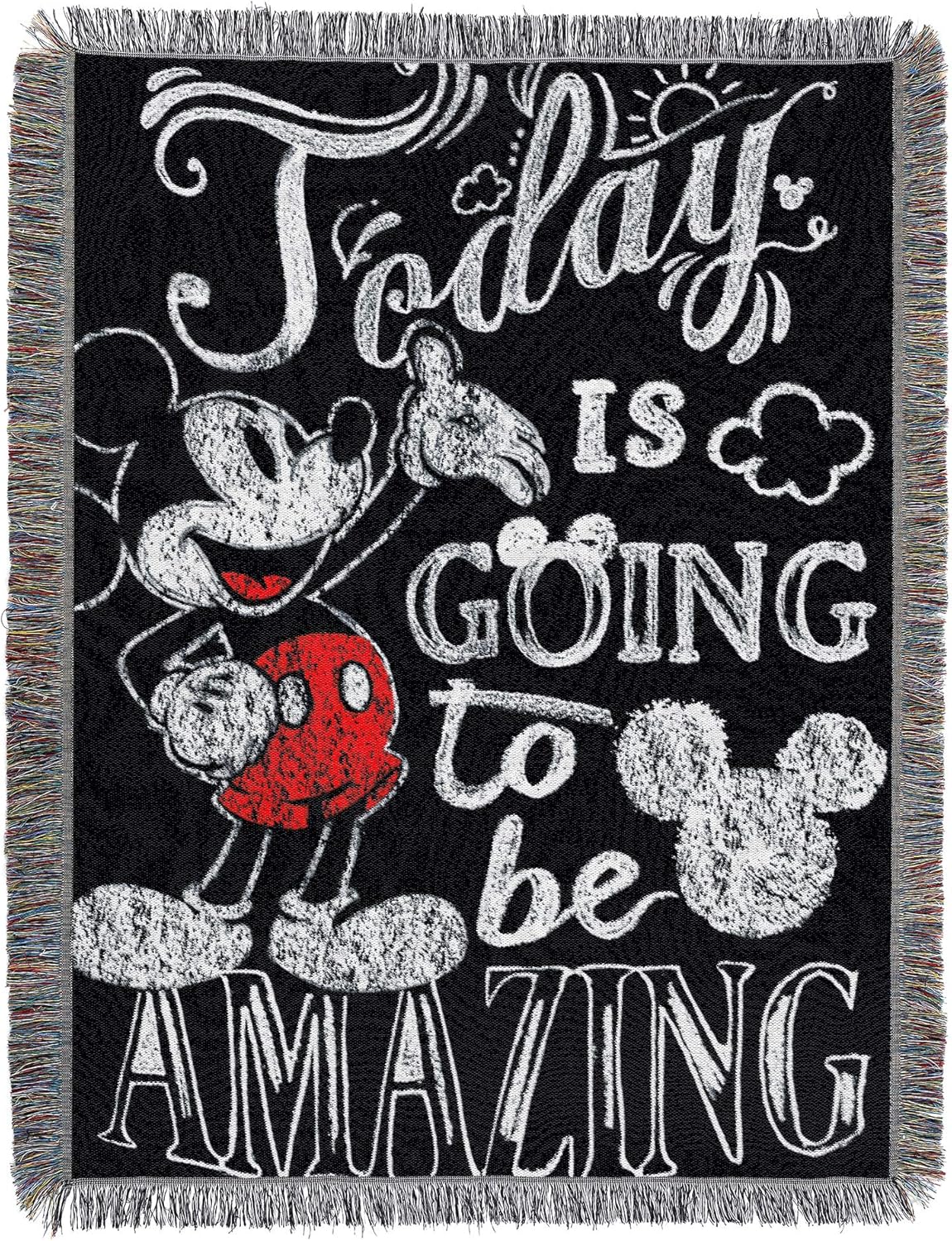 Disney Mickey Mouse Throw Blanket - Cozy Magic!