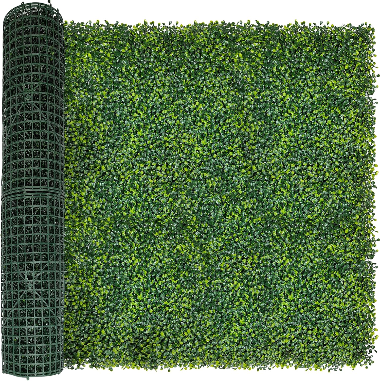 Artificial Boxwood Roll Panels for Indoor Outdoor Privacy Decor
