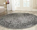 SAFAVIEH Adirondack 4 ft Round Area Rug - Durable Grey Distressed