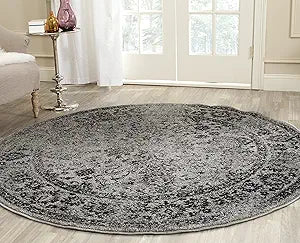 SAFAVIEH Adirondack Collection Area Rug - Stylish Grey & Black